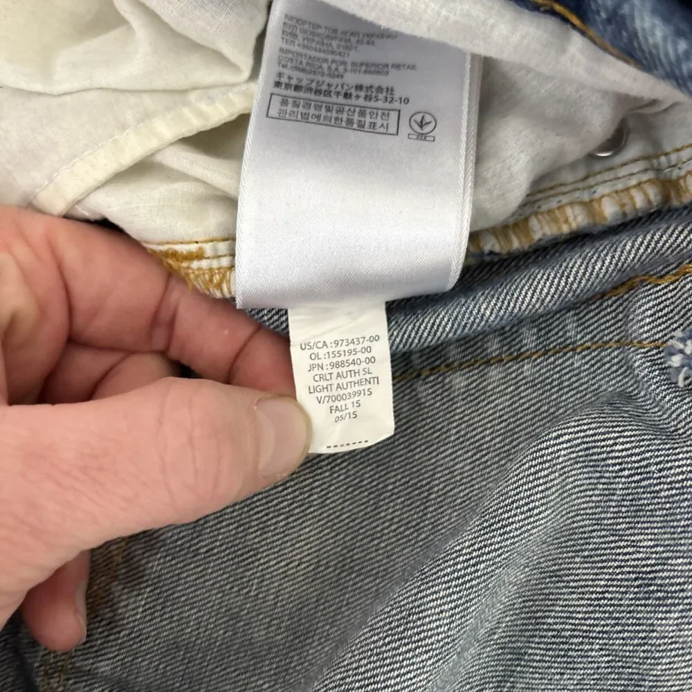 Banana Republic Jeans Men's 34 x 34 Straight Leg Medium Denim